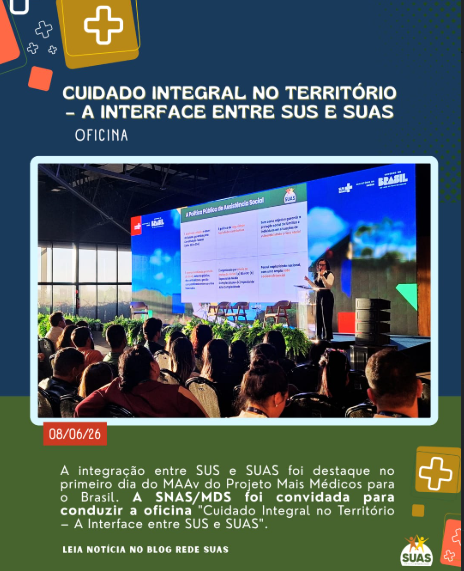 CUIDADO INTEGRAL NO TERRITÓRIO - A INTERFACE ENTRE SUS E SUAS